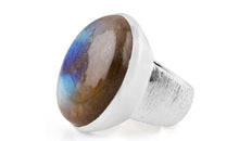 Ring SHANTI mit Labradorit