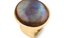 Ring SHANTI mit Labradorit