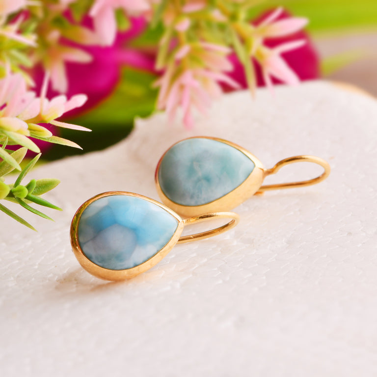 Ohrhänger JOSETTE mit Larimar Express