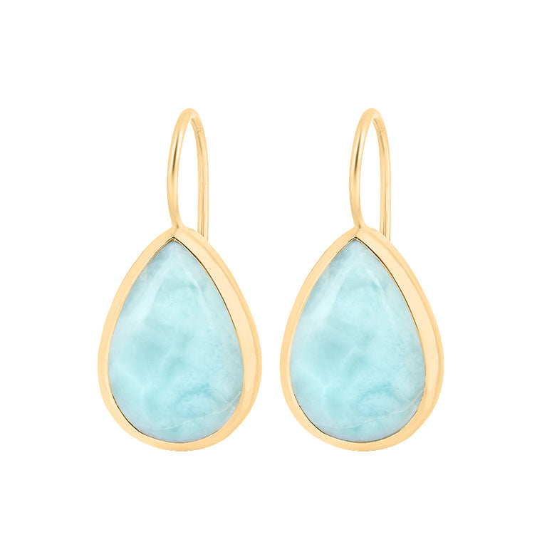 Ohrhänger JOSETTE mit Larimar Express
