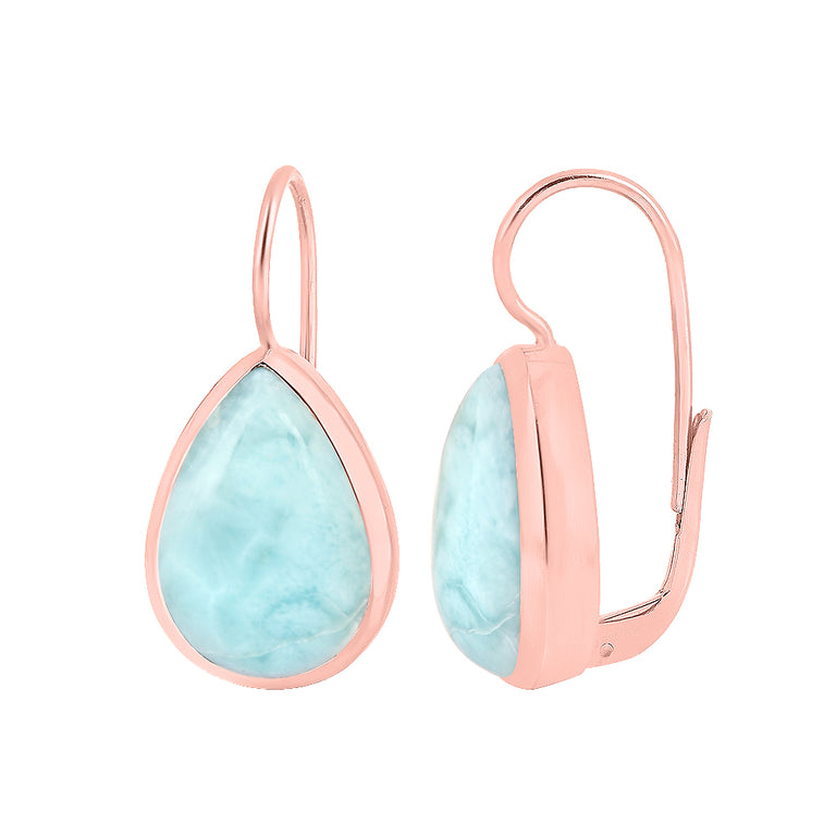Ohrhänger JOSETTE mit Larimar Express
