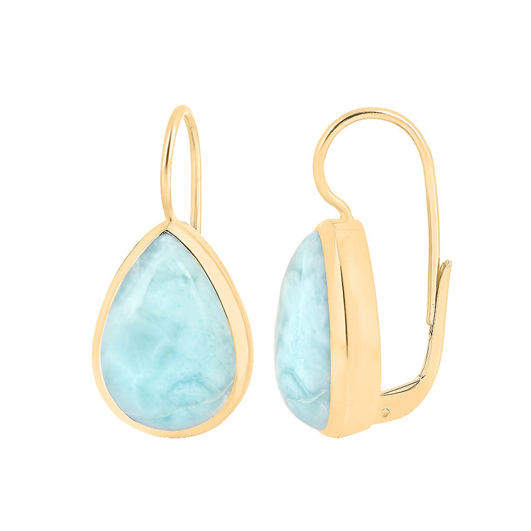 Ohrhänger JOSETTE mit Larimar Express