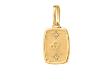 Medaillon STERNZEICHEN Silber mit Diamanten