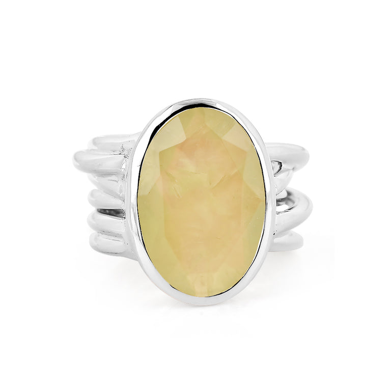 Ring MARLENE Silber Prehnit