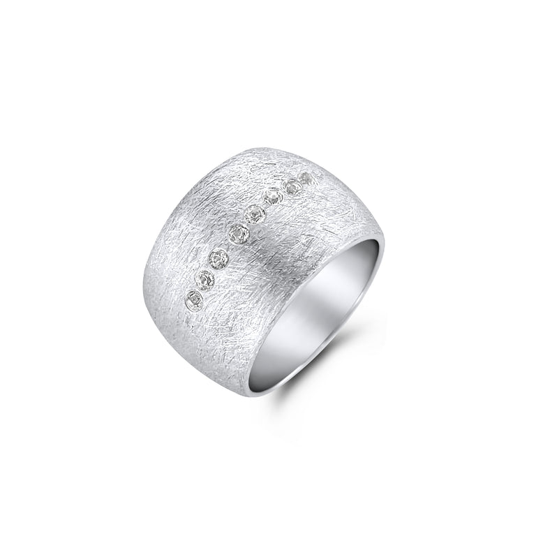 Ring  MEDEA Silber, 2 mm Topas