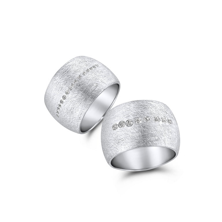 Ring  MEDEA Silber, 2 mm Topas