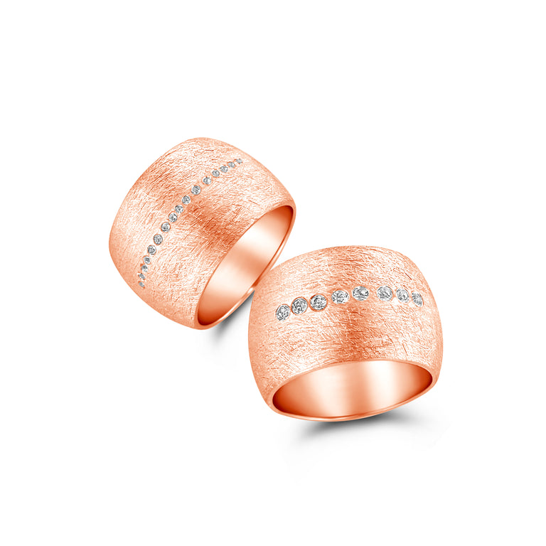 Ring  MEDEA Silber, 2 mm Topas
