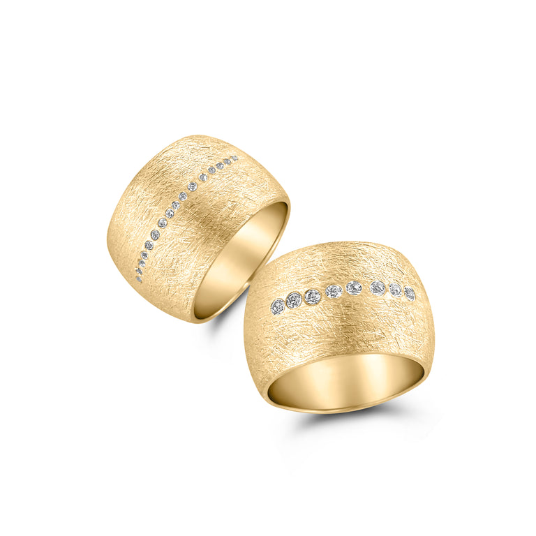 Ring  MEDEA Silber, 2 mm Topas