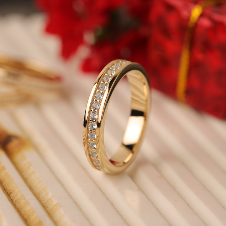 Memory Ring MANUELA mit Diamanten 1.8mm