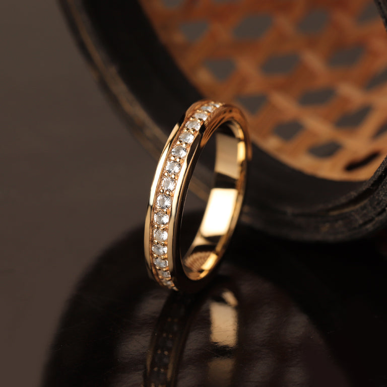 Memory Ring MANUELA mit Diamanten 1.8mm