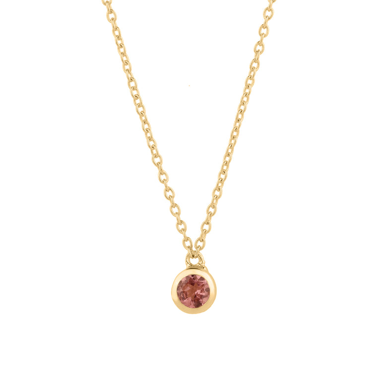 Halskette JANAJA mit Rosa Turmalin