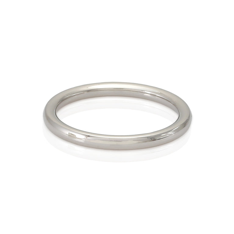 Edelstahl Ring PNEU 2 mm poliert