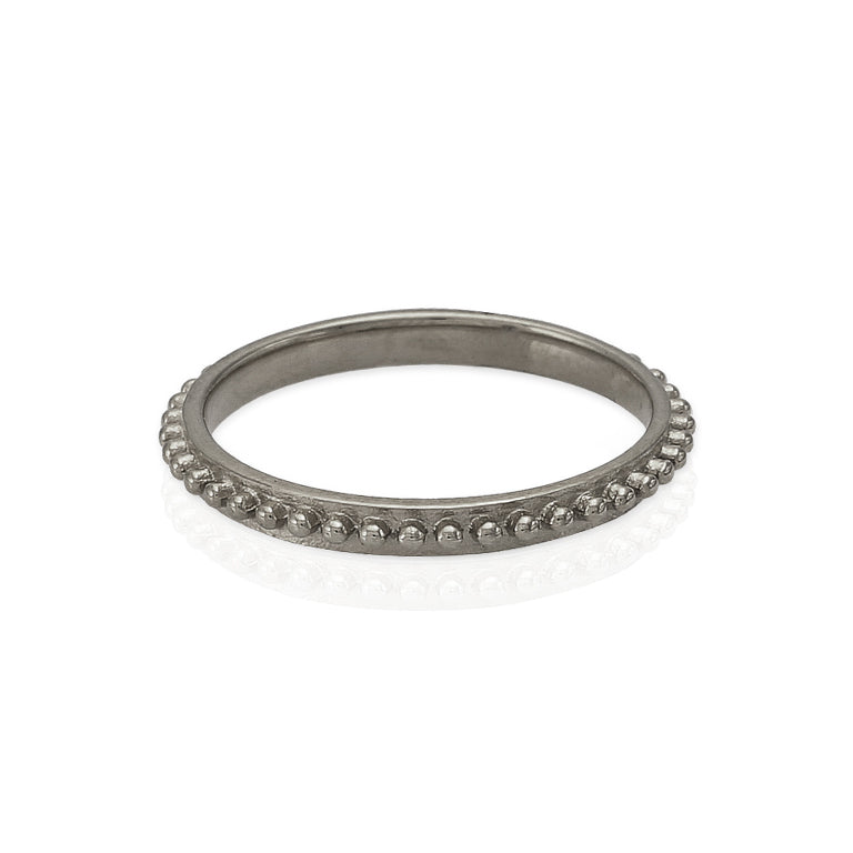 Edelstahl Ring antrazit 2.5 mm