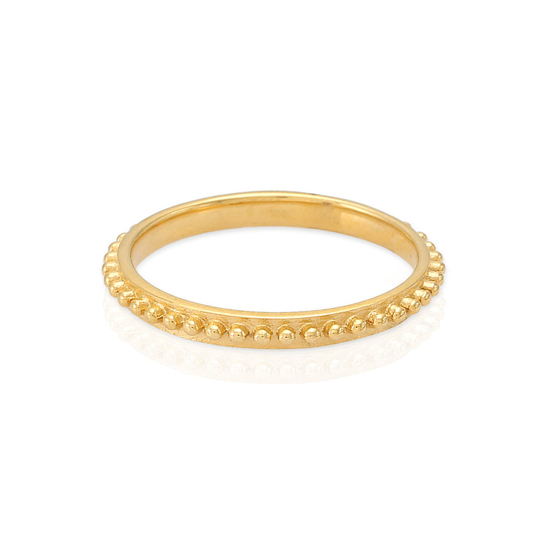Edelstahl Ring 2.5 mm gelb