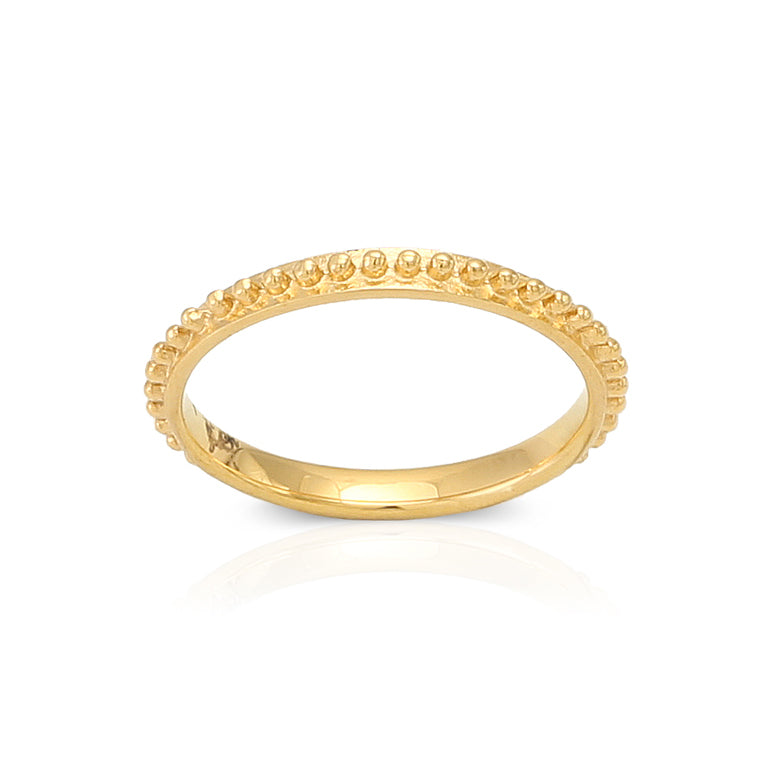 Edelstahl Ring 2.5 mm gelb
