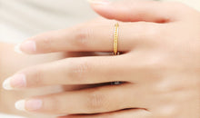 Edelstahl Ring 2.5 mm gelb