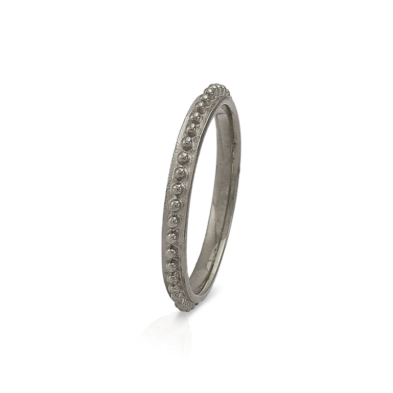 Edelstahl Ring antrazit 2.5 mm