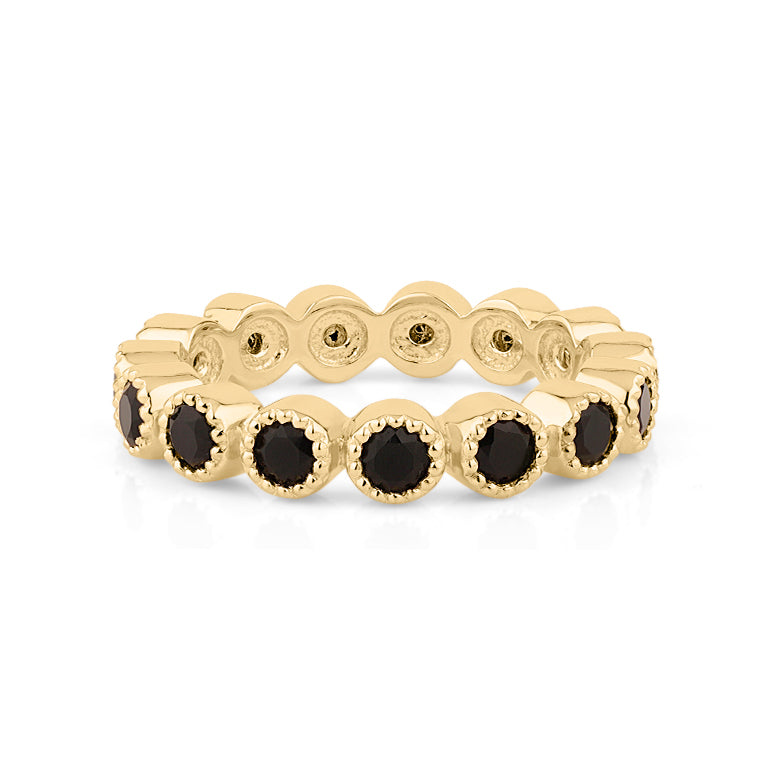 Ring HARRIET mit schwarzem Onyx 3mm