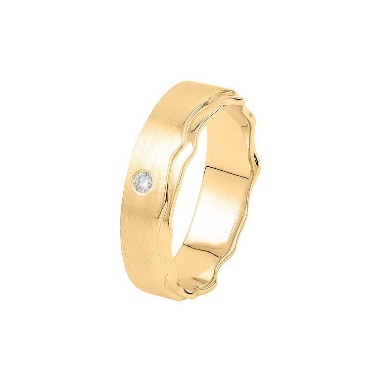 Ring ELLINE 5mm mit Diamant
