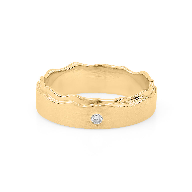 Ring ELLINE 5mm mit Diamant