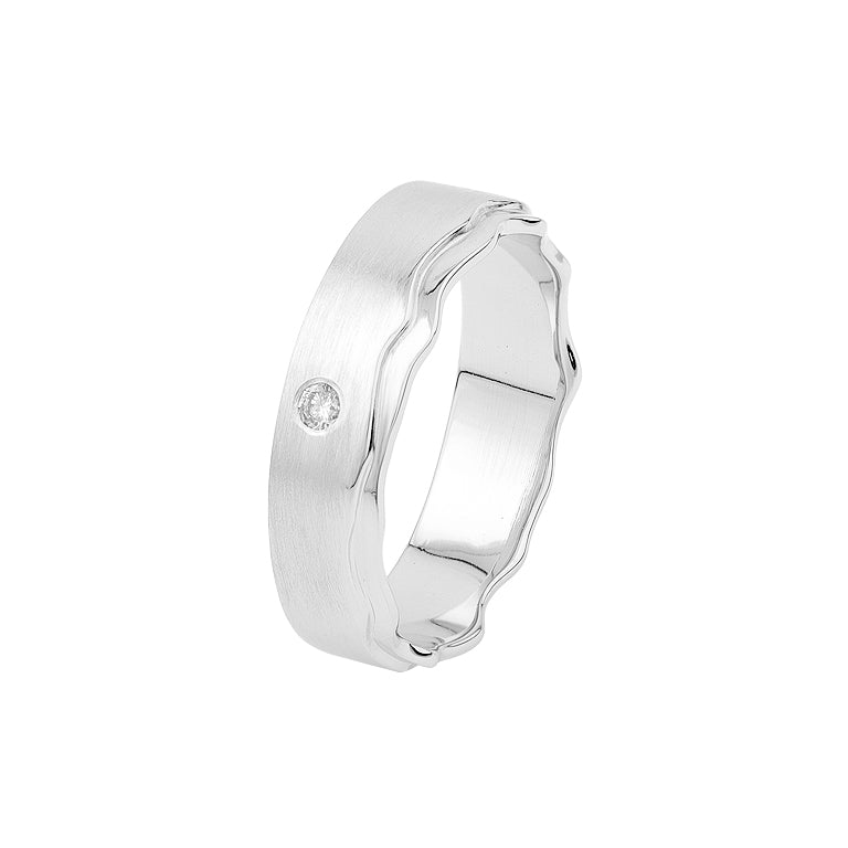 Ring ELLINE 5mm mit Diamant