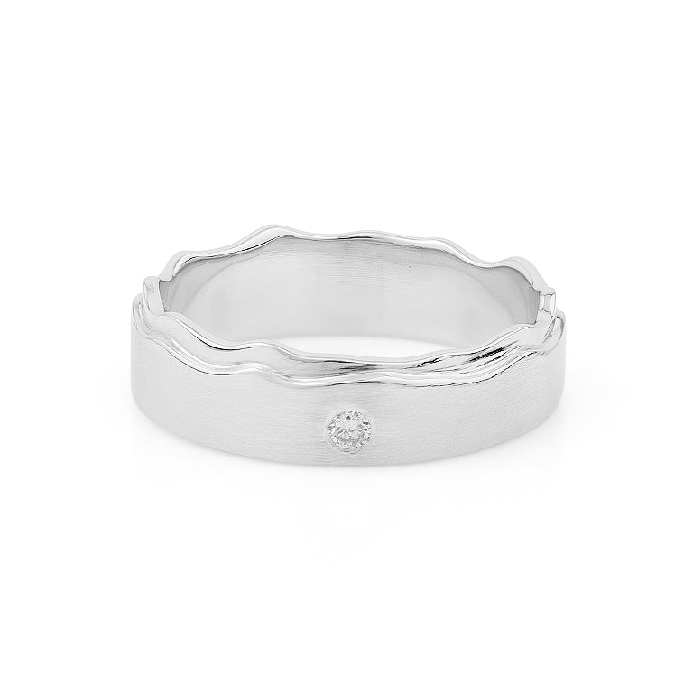 Ring ELLINE 5mm mit Diamant