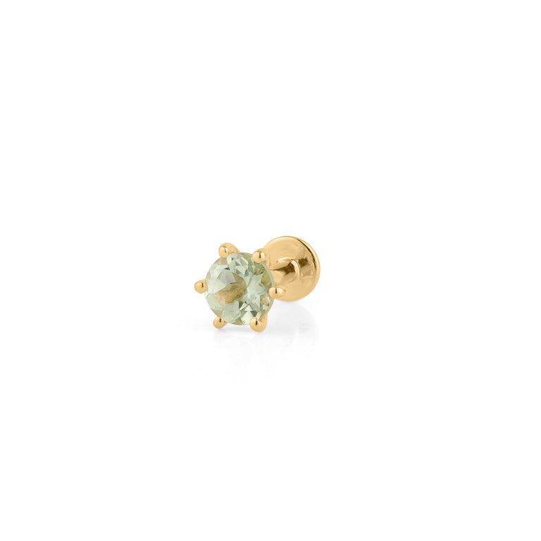 Piercing BRIANA 4mm  Grünturmalin