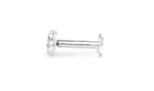 Piercing BLUME mit Diamant
