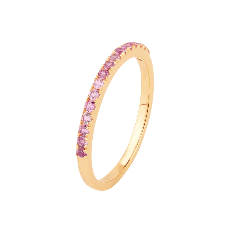 Ring TWIGGY Rosa Saphir