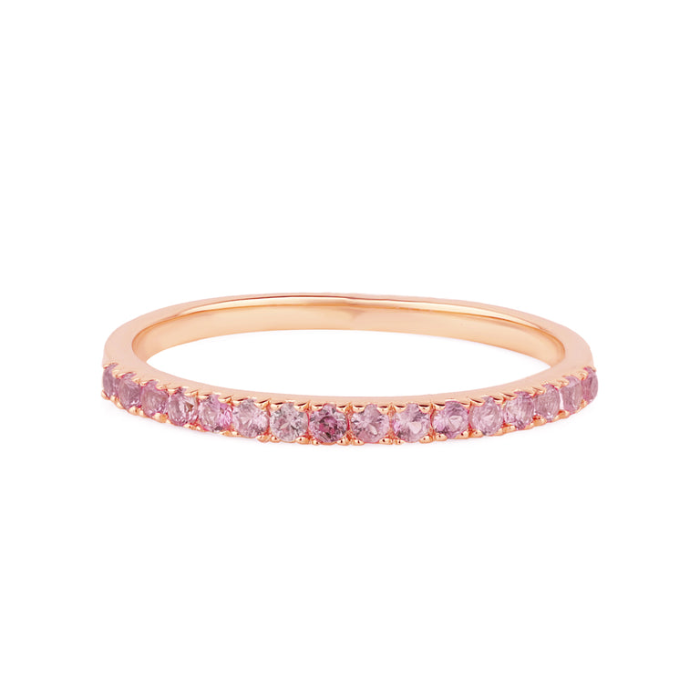 Ring TWIGGY Rosa Saphir