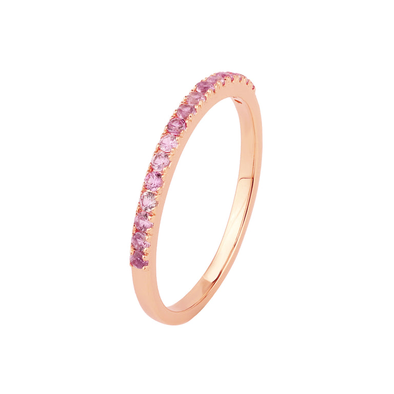 Ring TWIGGY Rosa Saphir