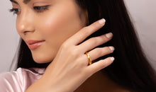Spannring WIARA 4mm aus Edelstahl mit Zirkonia