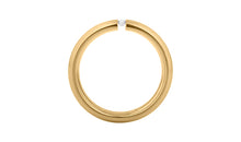 Spannring WIARA 4mm aus Edelstahl mit Zirkonia