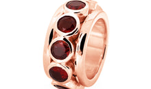 Ring MALLORY Granat Silber