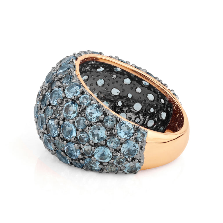 Ring KLIO mit Blue Topas