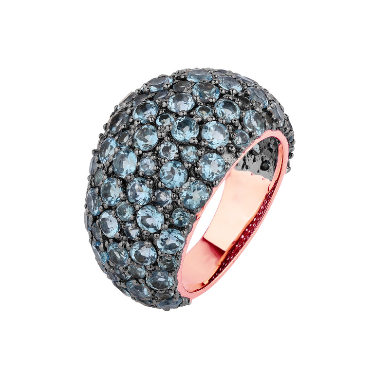 Ring KLIO mit Blue Topas