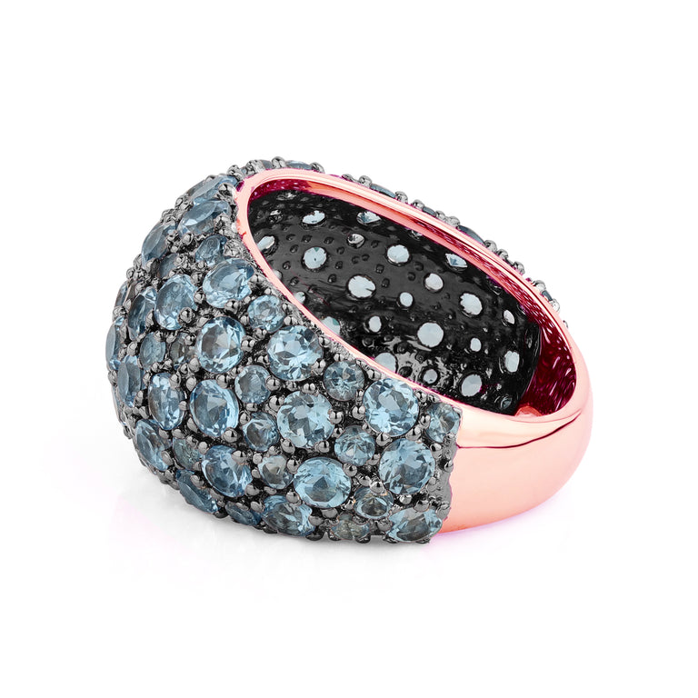 Ring KLIO mit Blue Topas