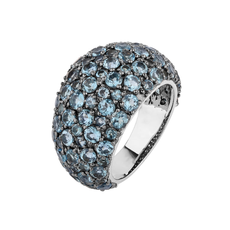 Ring KLIO mit Blue Topas