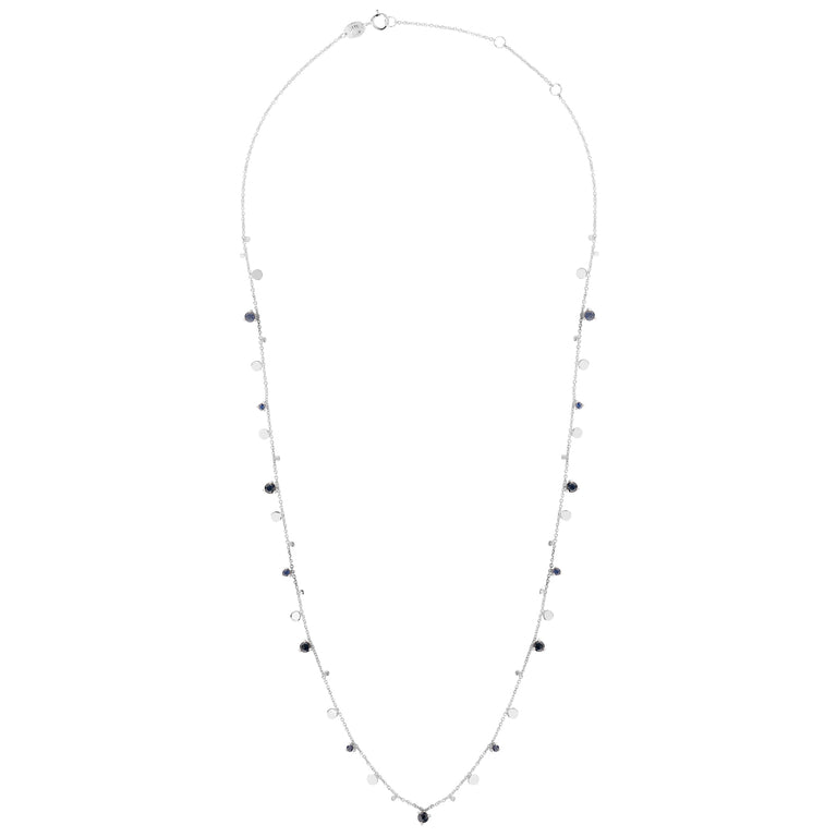Halskette SELENE mit Saphir