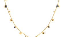 Halskette SELENE mit Saphir