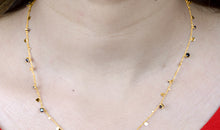 Halskette SELENE mit Saphir