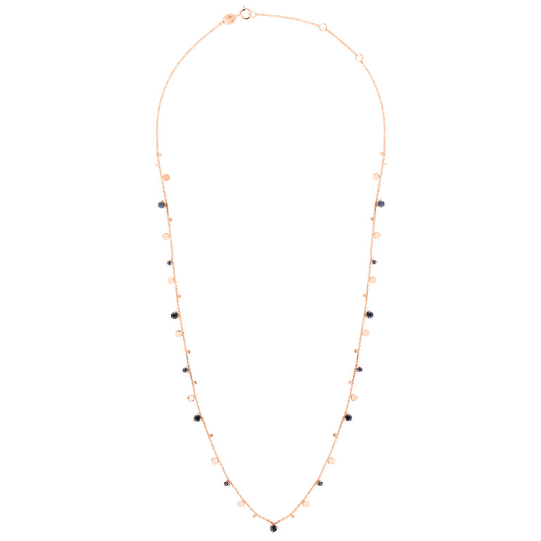Halskette SELENE mit Saphir