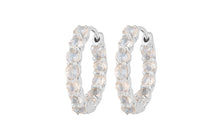 Creolen SOLVEIG mit Mondsteinen