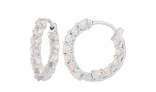 Creolen SOLVEIG mit Mondsteinen