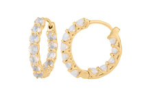 Creolen SOLVEIG mit Mondsteinen