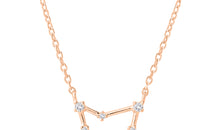 Halskette STERNZEICHEN mit Diamanten Gold
