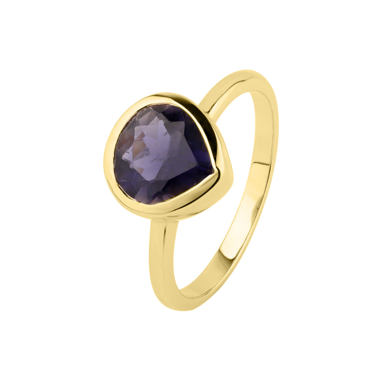 Ring SVEA Silber mit Iolith