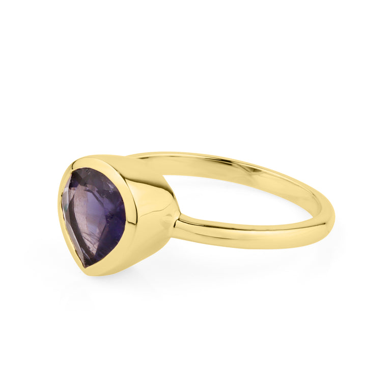 Ring SVEA Silber mit Iolith