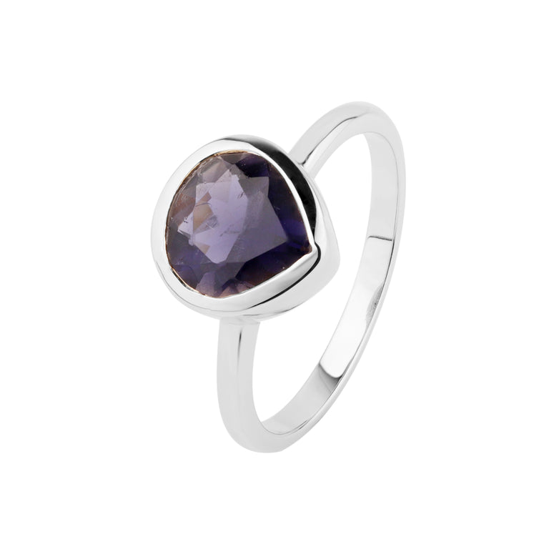 Ring SVEA Silber mit Iolith