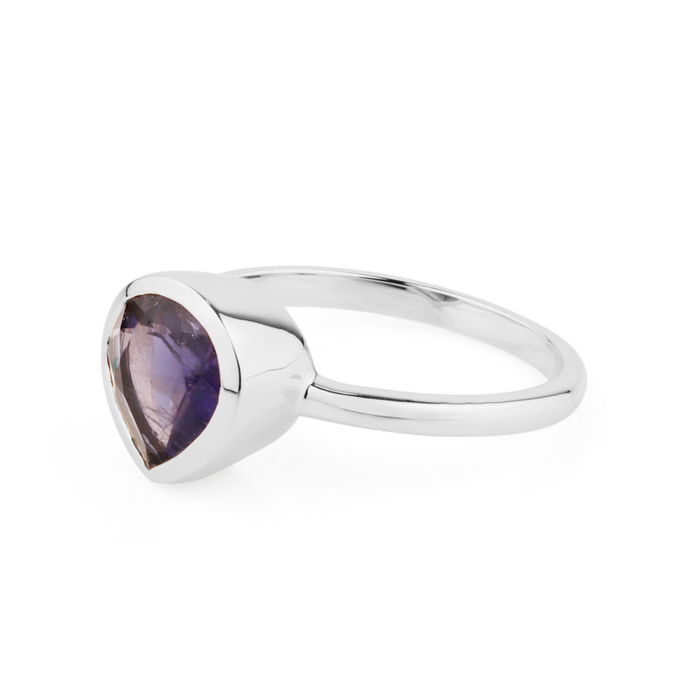 Ring SVEA Silber mit Iolith